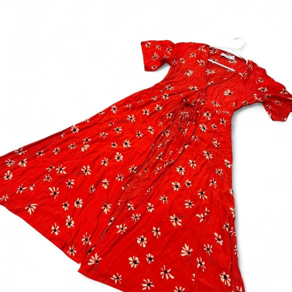 Anthropologie Women's Red Dress